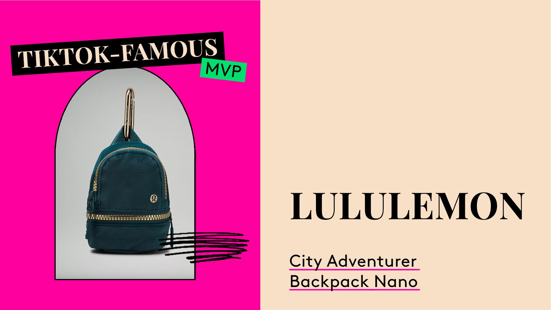 TikTok Famous Product MVP. Lululemon City Adventurer Backpack Nano.