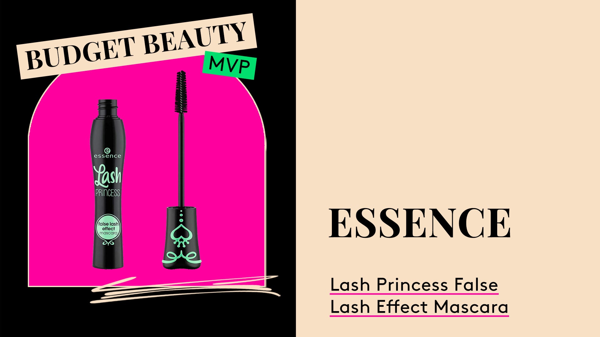 Budget Beauty MVP. Essence Lash Princess False Lash Effect Mascara.