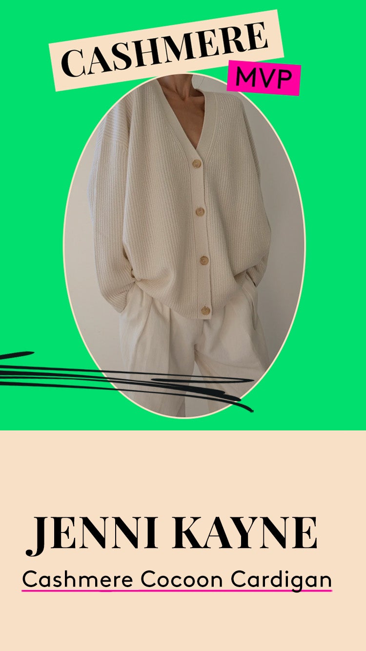 Cashmere MVP. Jenni Kayne Cashmere Cocoon Cardigan.