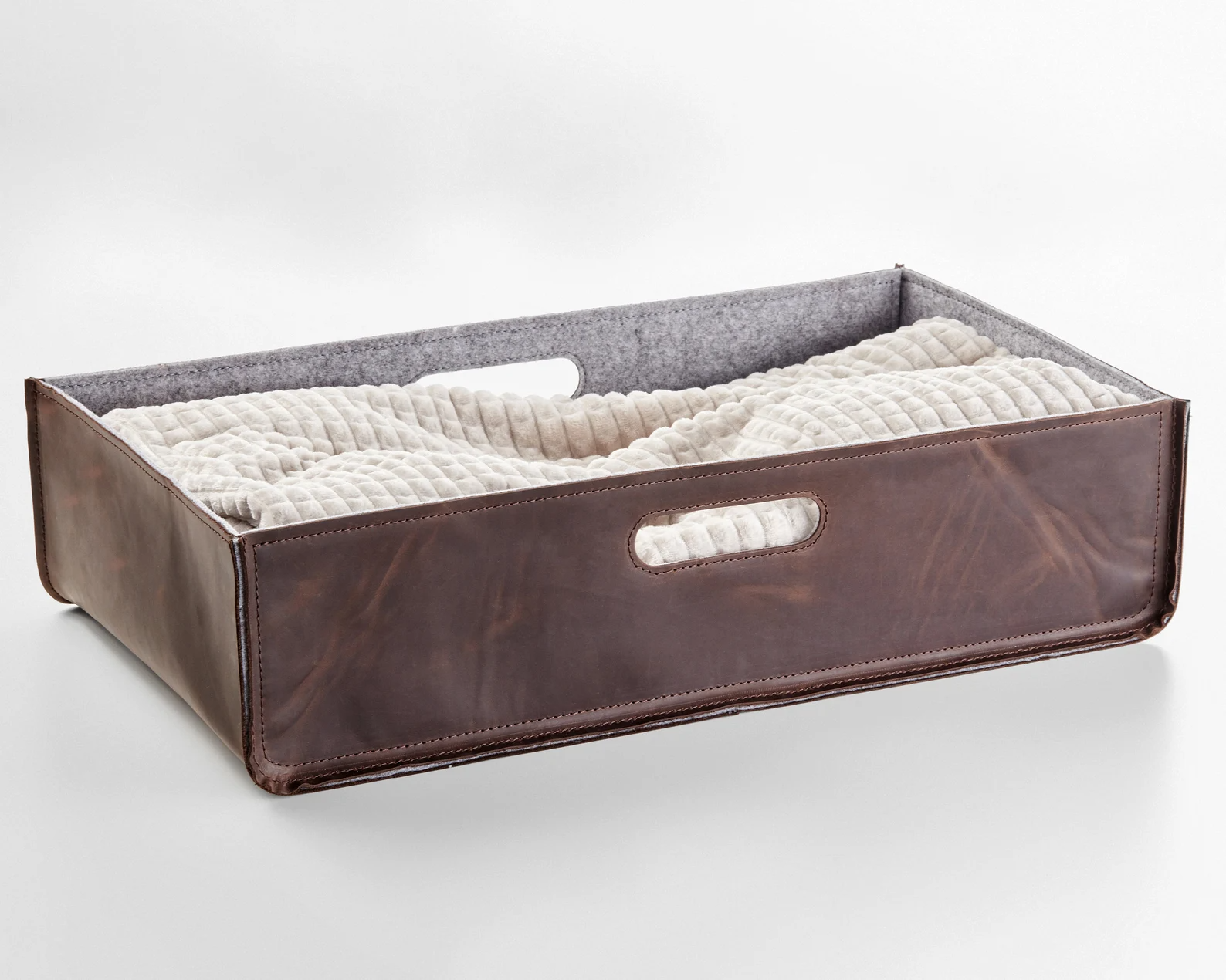 GoodgiftUA + Leather Underbed Shelf Storage Bin