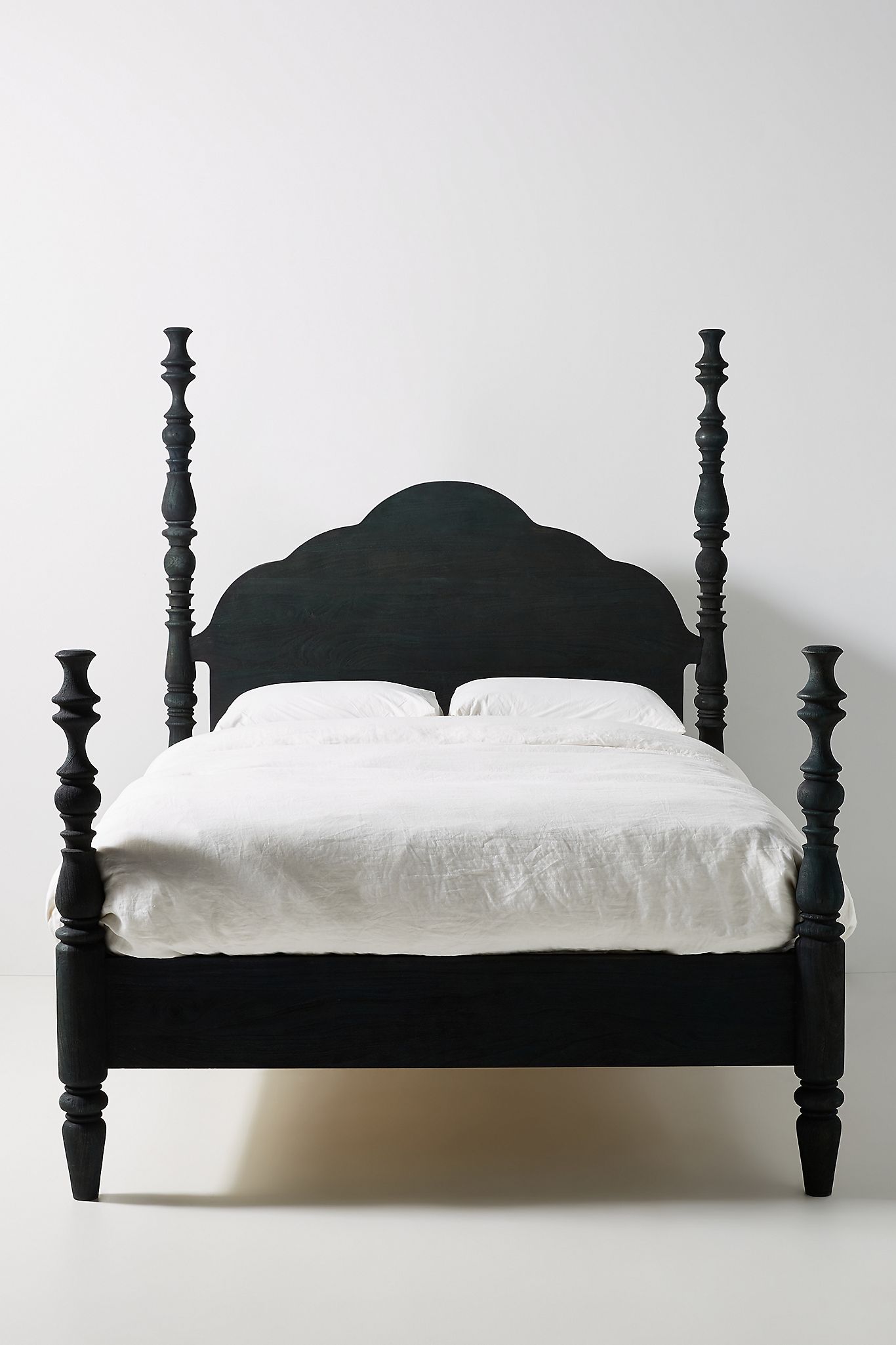 Four poster spindle shop bed