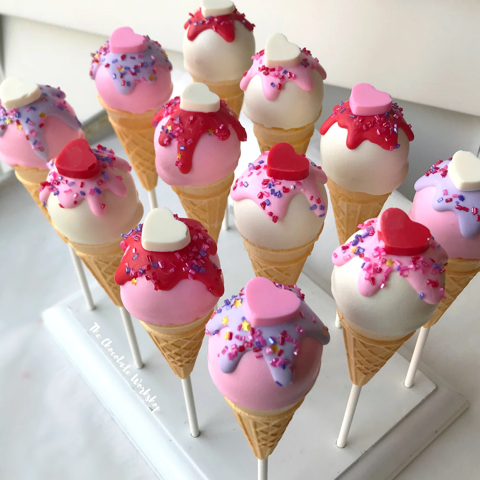 Ice Cream Cone Cake Pops – HCP