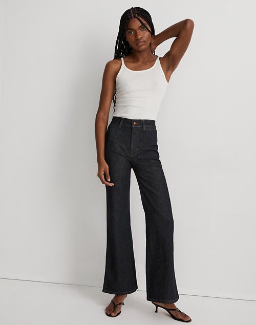 Madewell + 11″ High-Rise Flare Jeans in Durland Wash