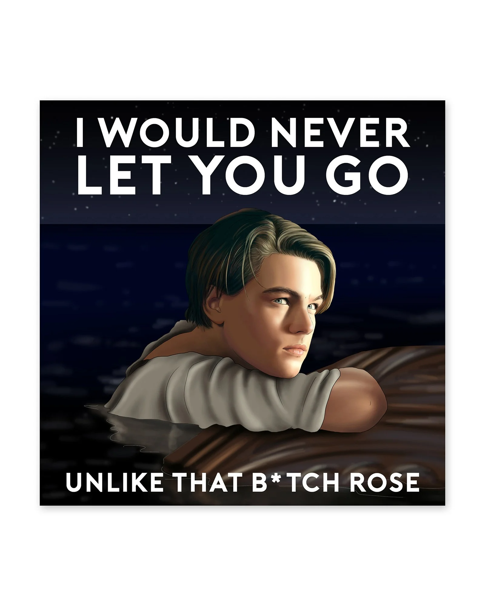 Oliver Bonas + Titanic Never Let You Go Valentine’s Day Card