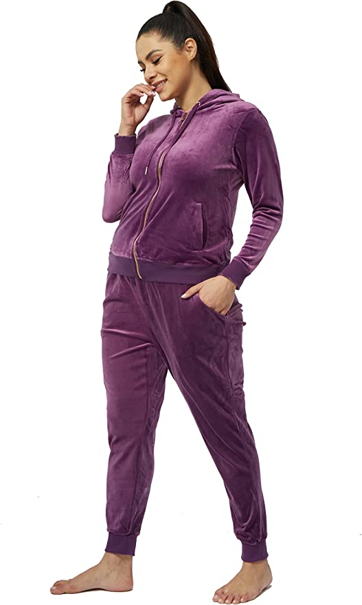 Yafangqi + Velour 2Piece Sweatsuit