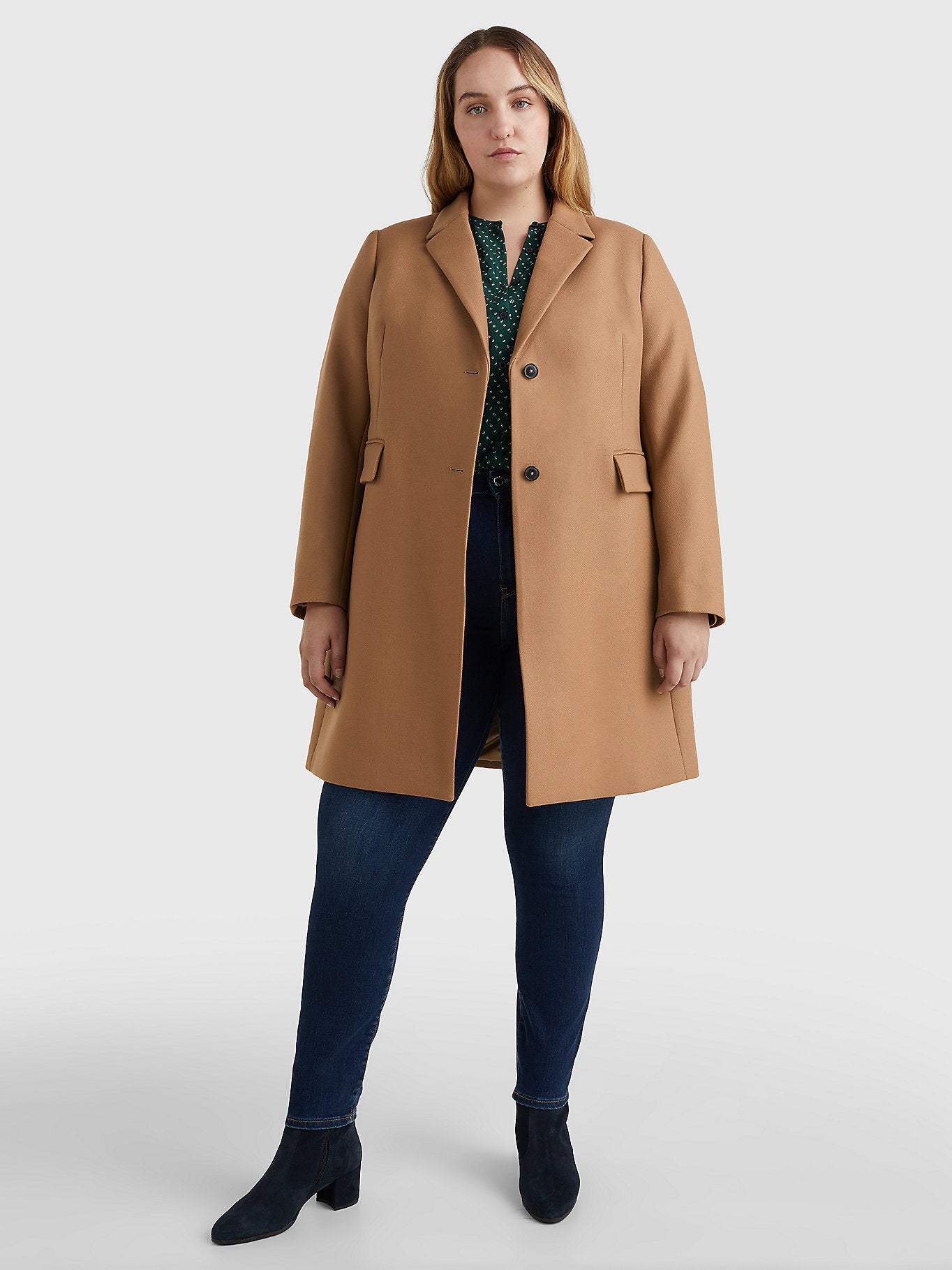 Tommy hilfiger italian wool topcoat on sale