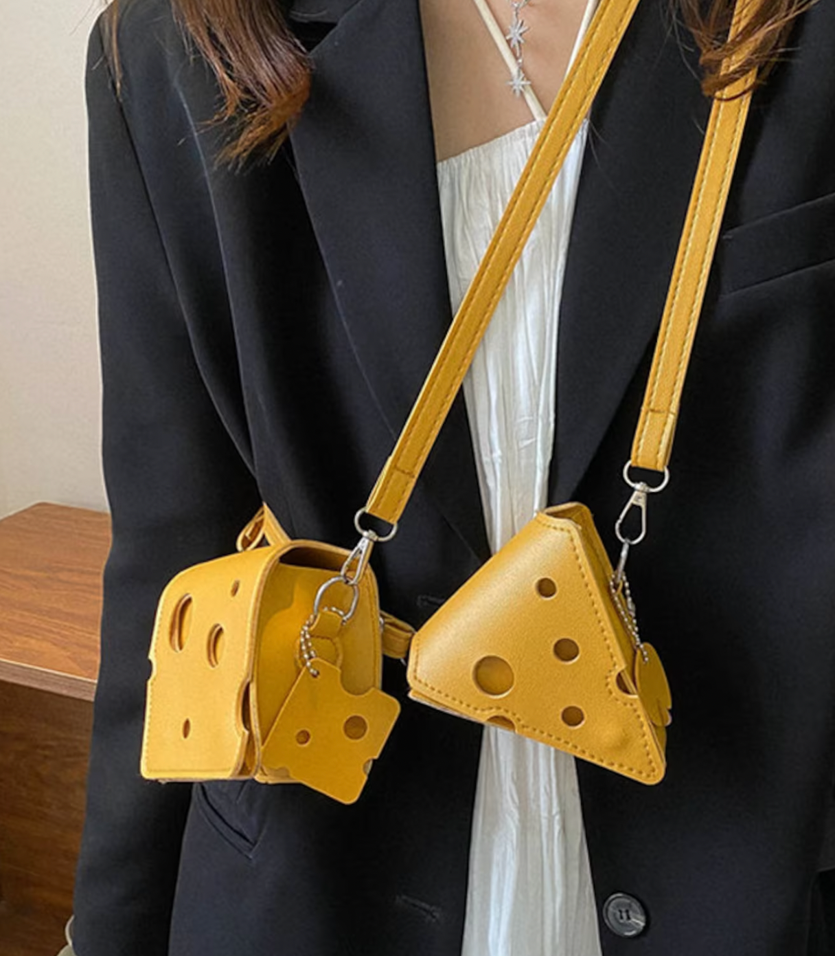 Mini tote hot sale triangle crossbody