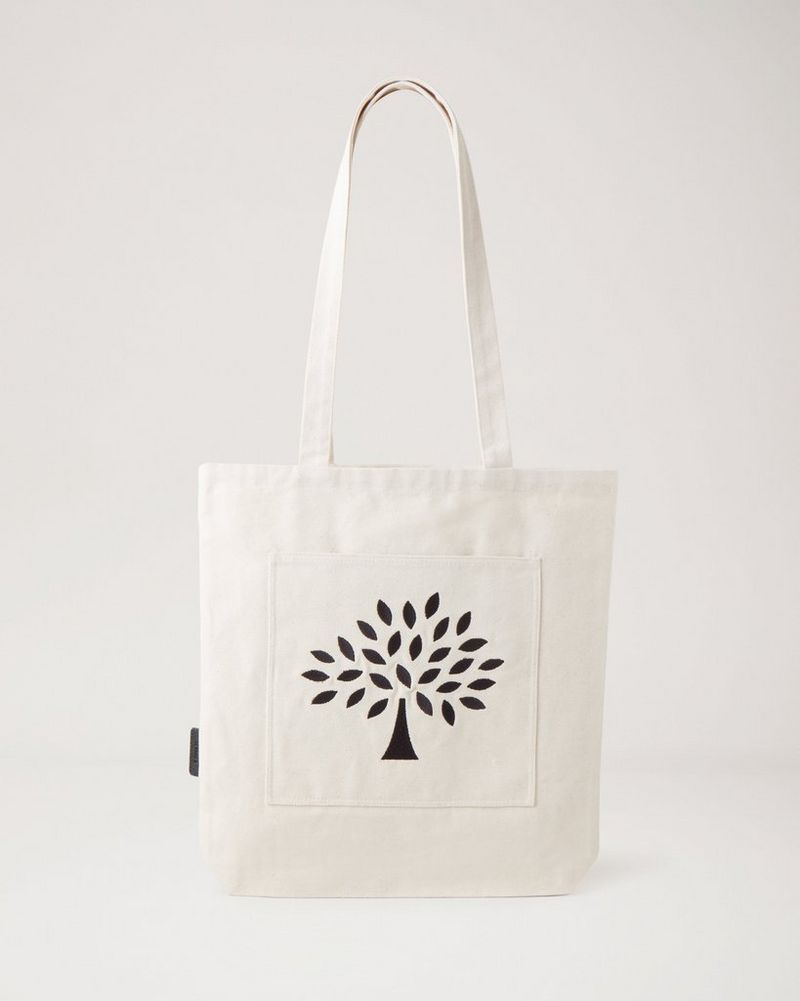 Mulberry Large Tote Ecru Canvas