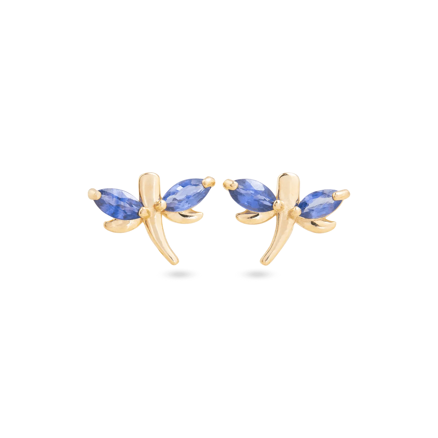 Stone and Strand + Iolite Dragonfly Studs