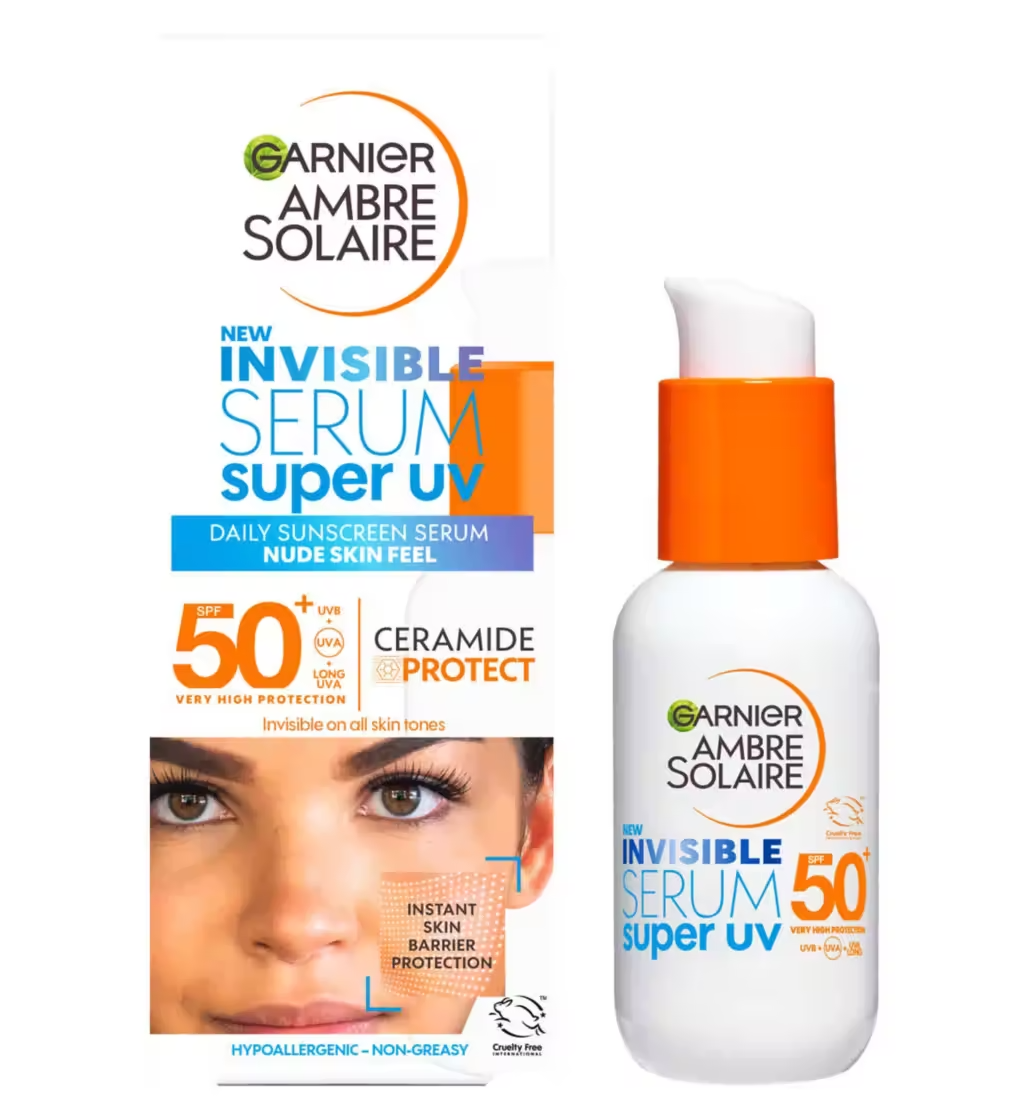 Garnier + Ambre Solaire SPF 50+ Super UV Invisible Face Serum