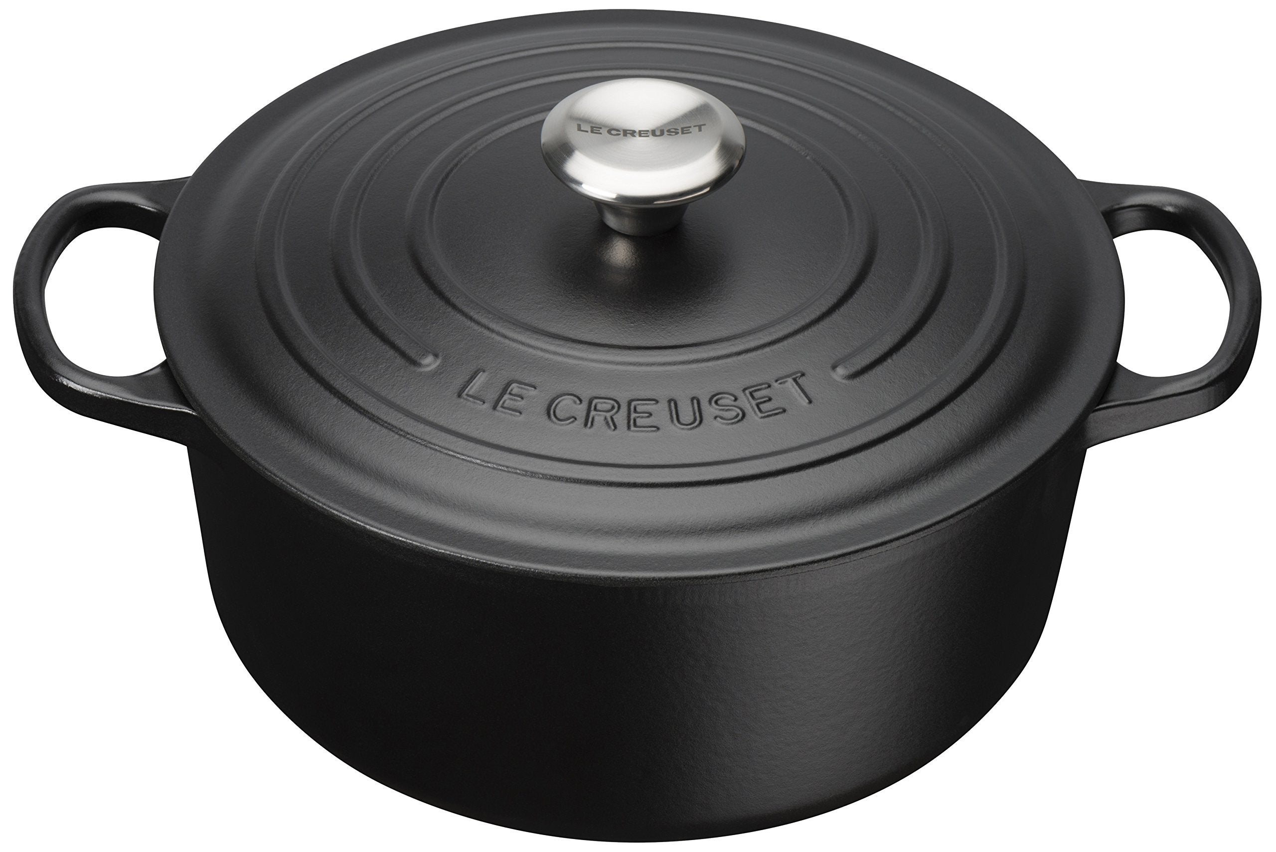 Le Creuset + Enameled Cast Iron Signature Round Dutch Oven