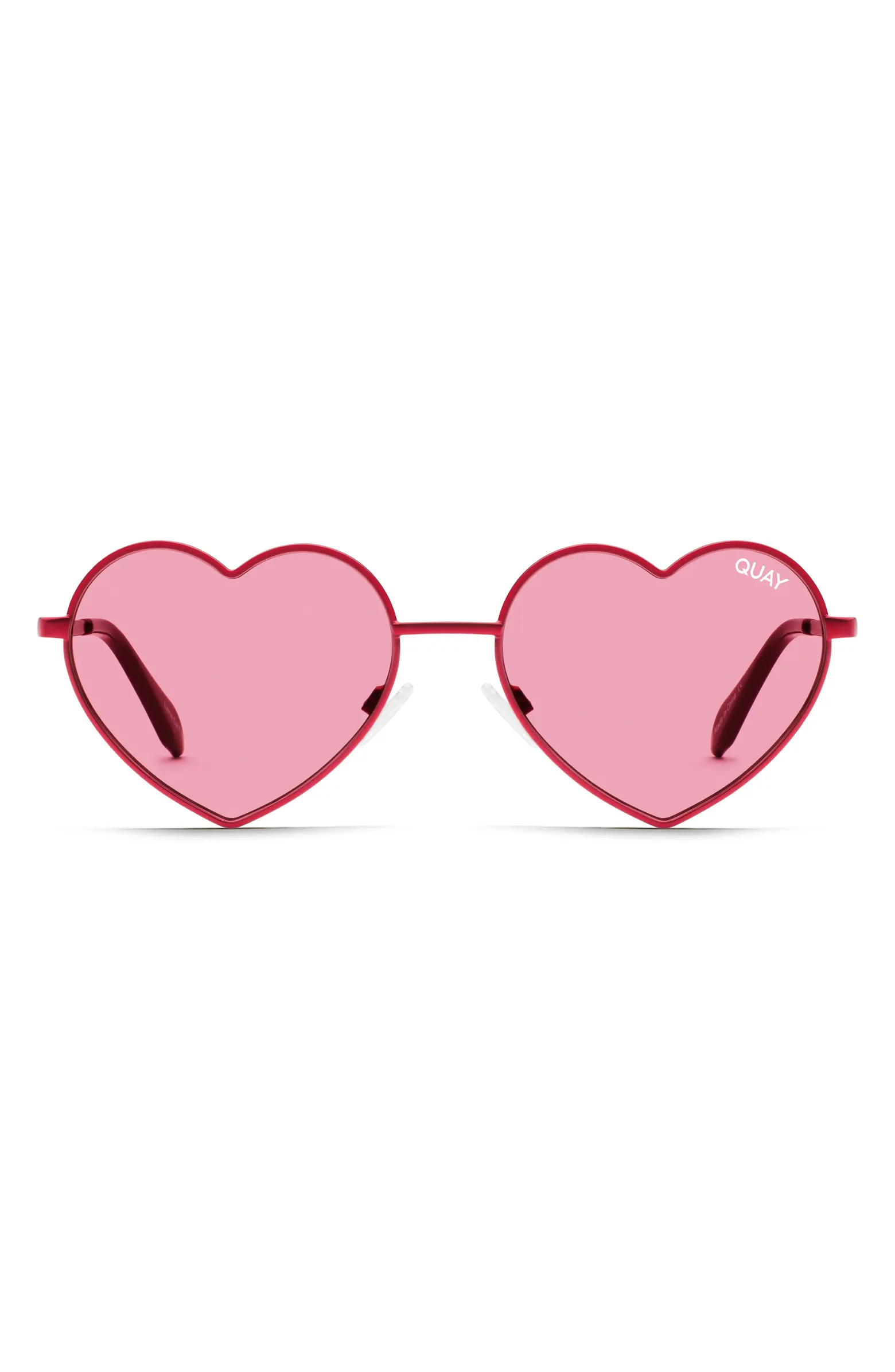 Quay Australia x Pride Heartbreaker 45mm Heart Sunglasses