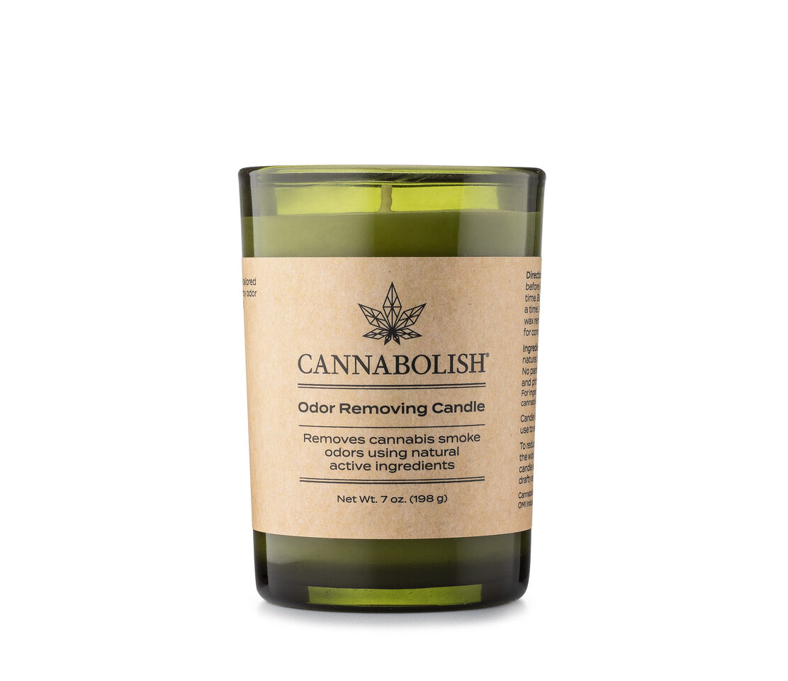 Cannabolish + Cannabis Odor Removing Wintergreen Candle