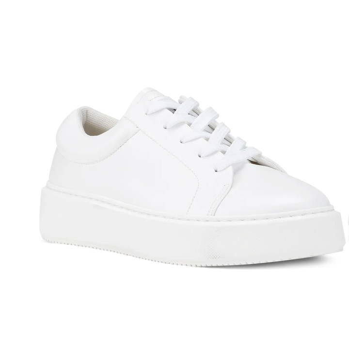 Solid white 2025 tennis shoes
