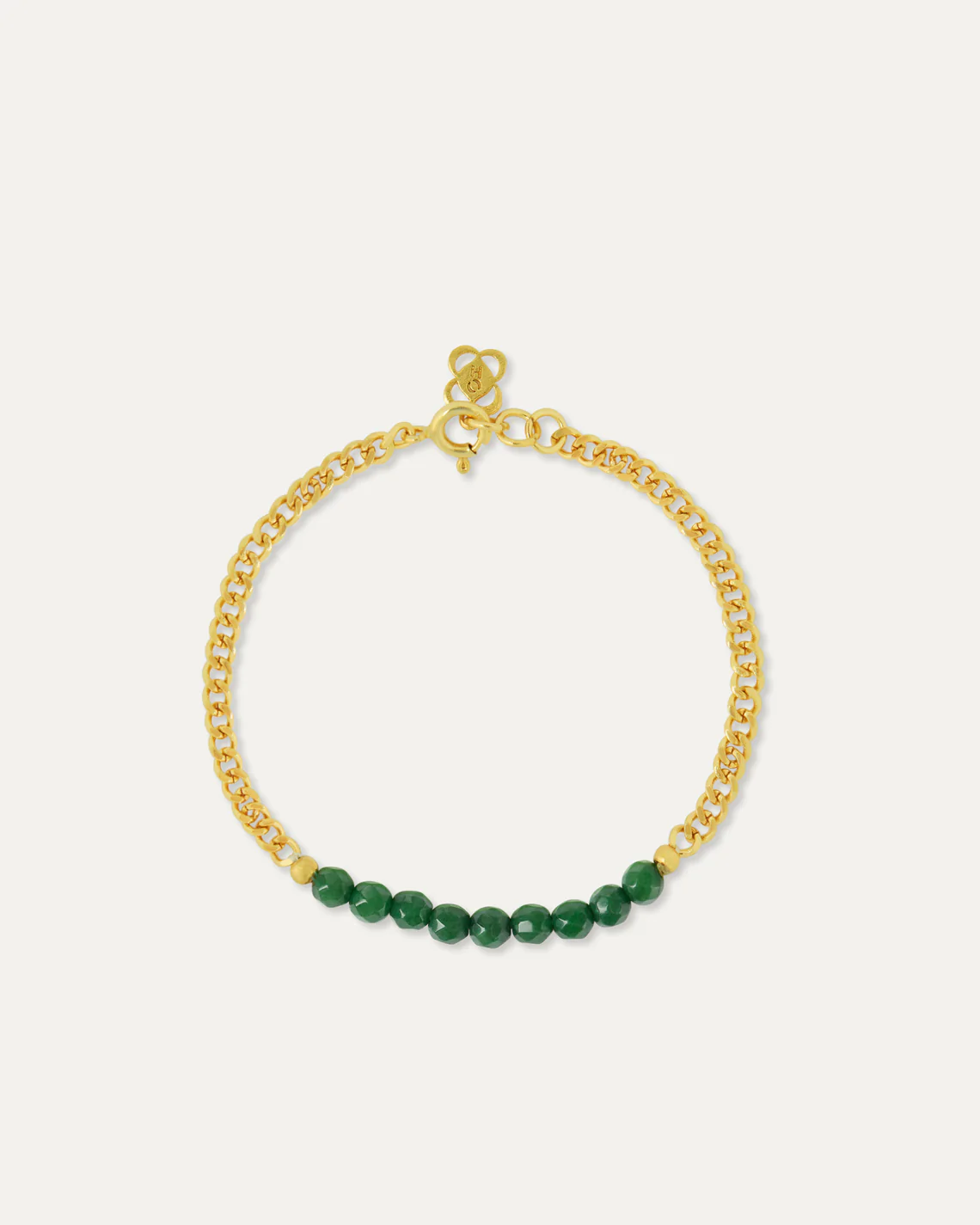Ottoman Hands + Margot Green Jade Chain Bracelet
