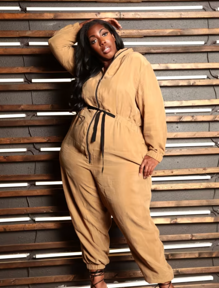 Flattering jumpsuits for plus size sales