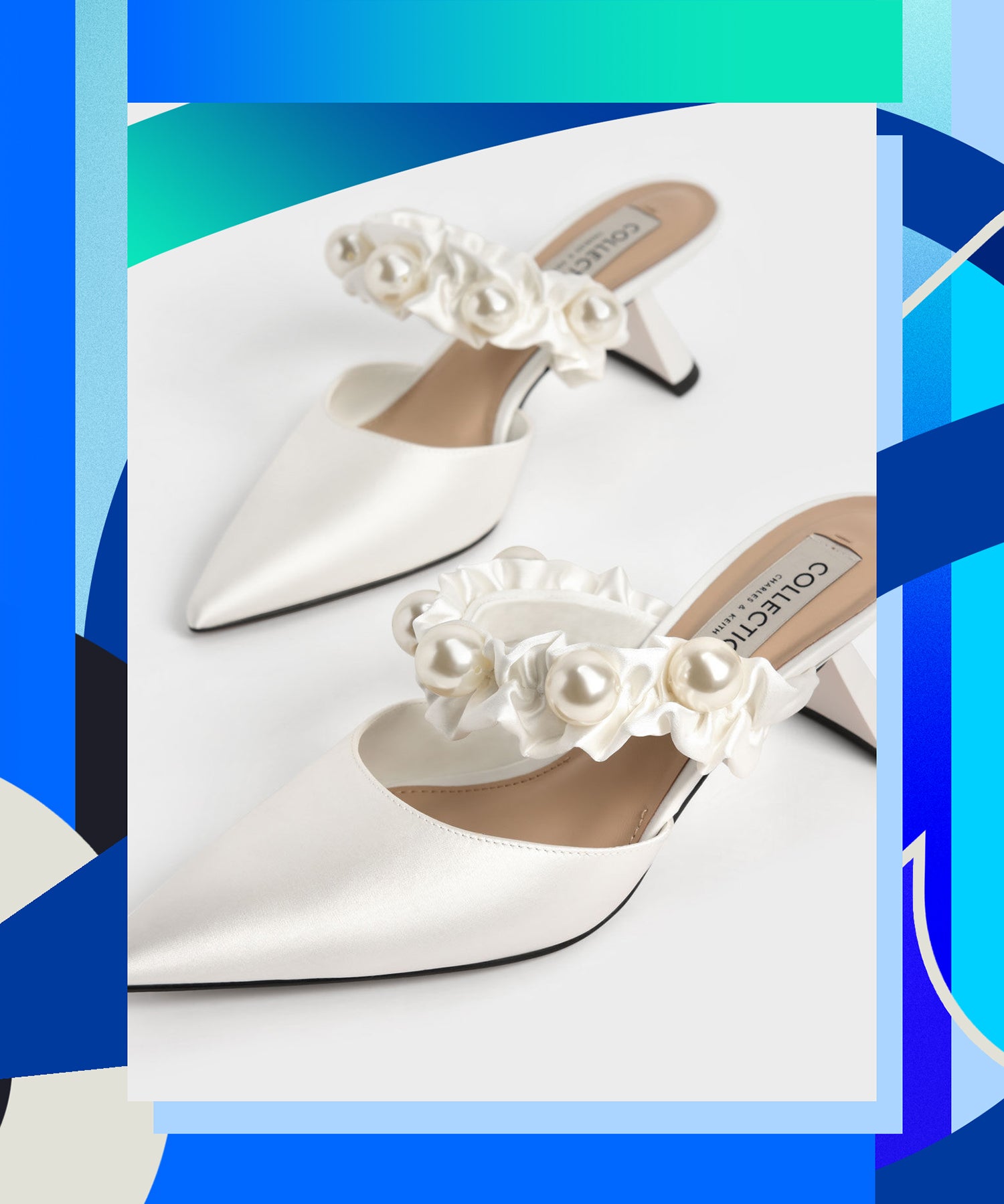 Flori | Ivory Embellished Wedding Shoes | Rainbow Club