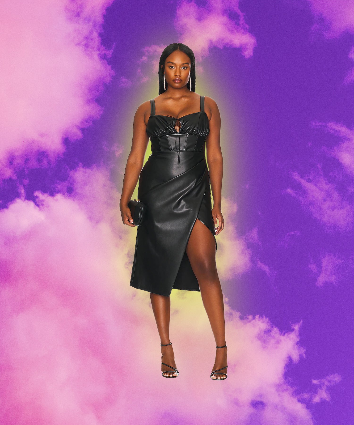 Dresses leather discount