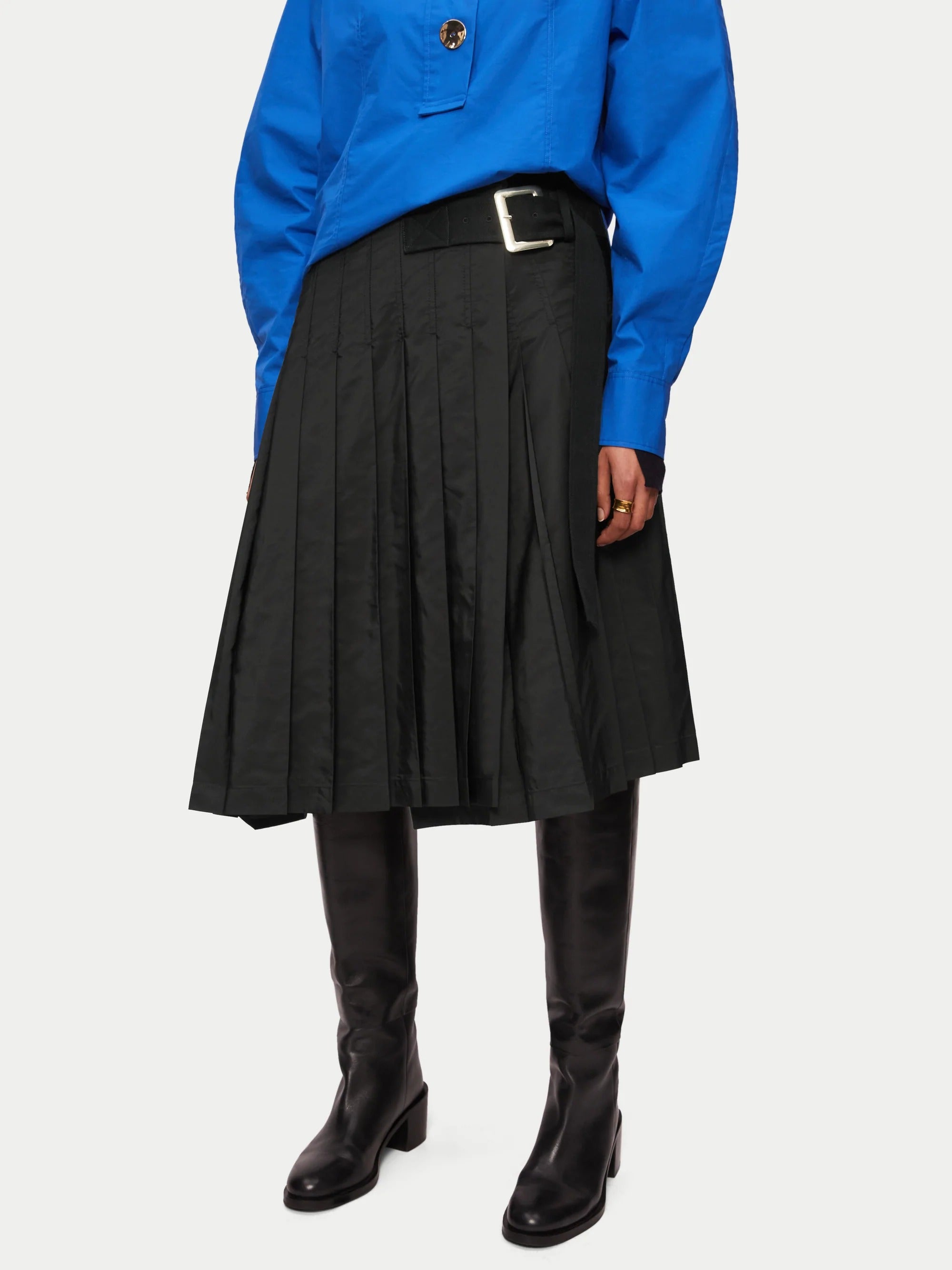 Jigsaw + Collagerie Pleated Kilt Skirt