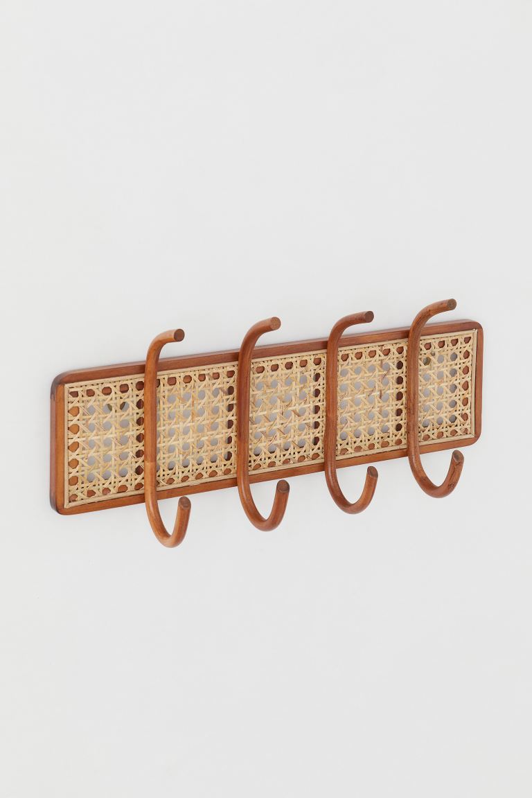 H&M + Rattan Coat Hanger Rack