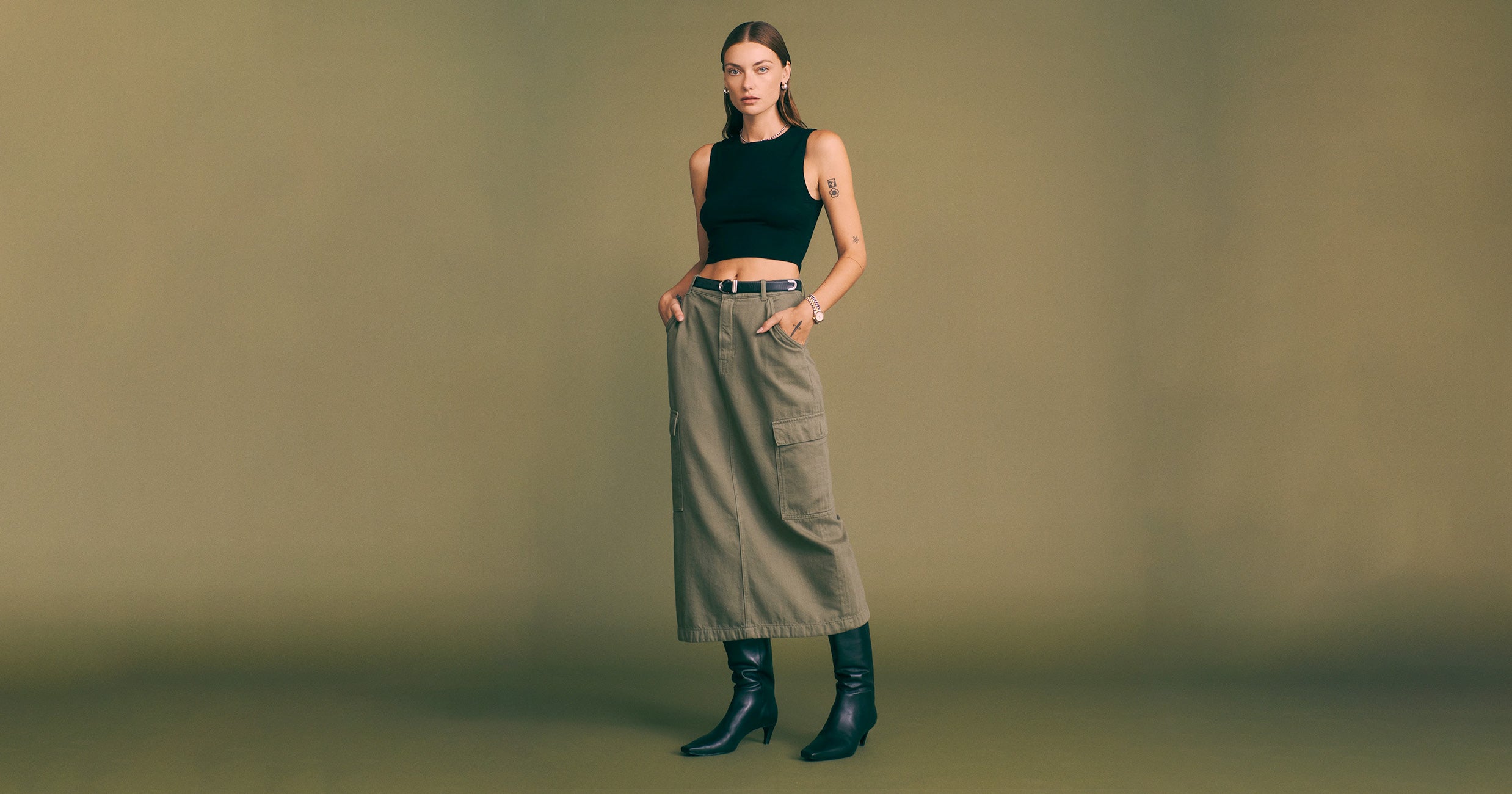Say Hello To The ’90s—Cargo Skirts Are In Their Comeback Era
