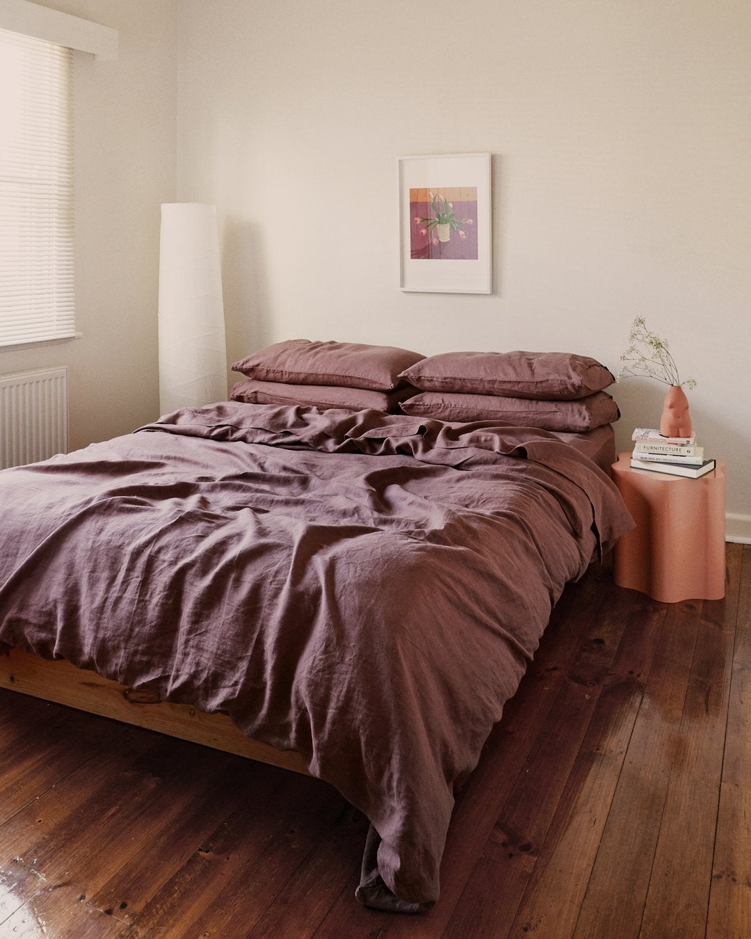 Bed Threads + Cacao 100 French Flax Linen Bedding Set