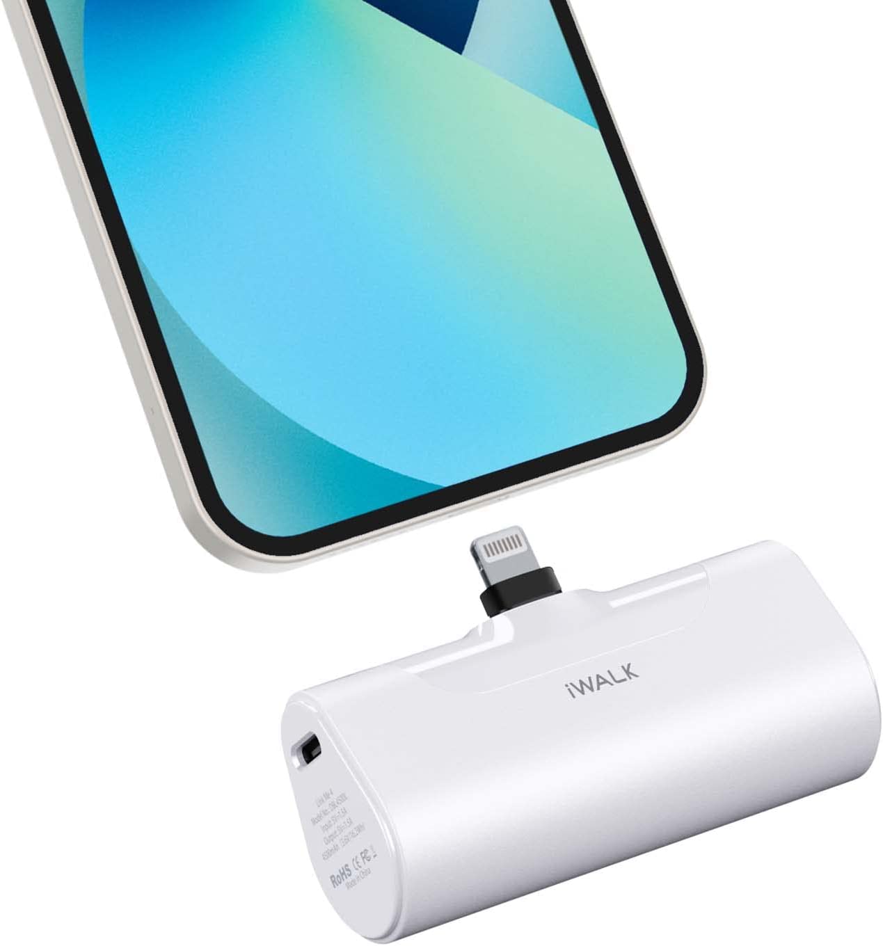 iWALK Small Portable Charger 4500mAh Ultra Compact Power Bank