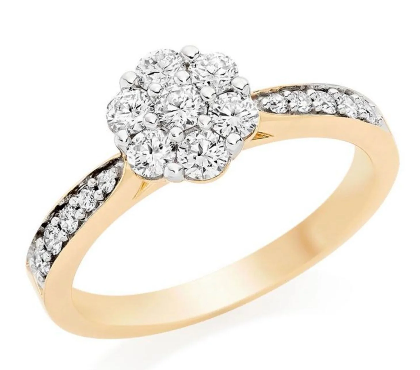 Beaverbrooks 18ct gold and diamond Clearance