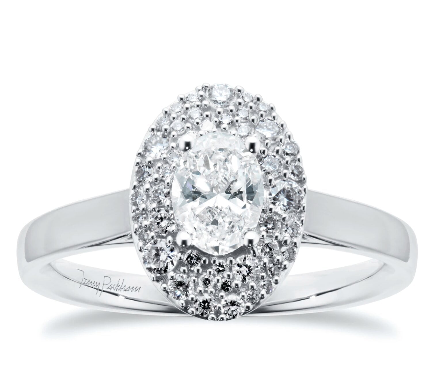 Sold at Auction: JENNY PACKHAM PLATINUM VS1 DIAMOND LADIES RING