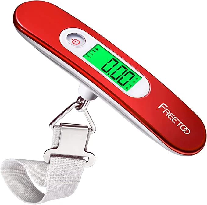 Portable Rechargeable Luggage Scale with Charger & Flashlight