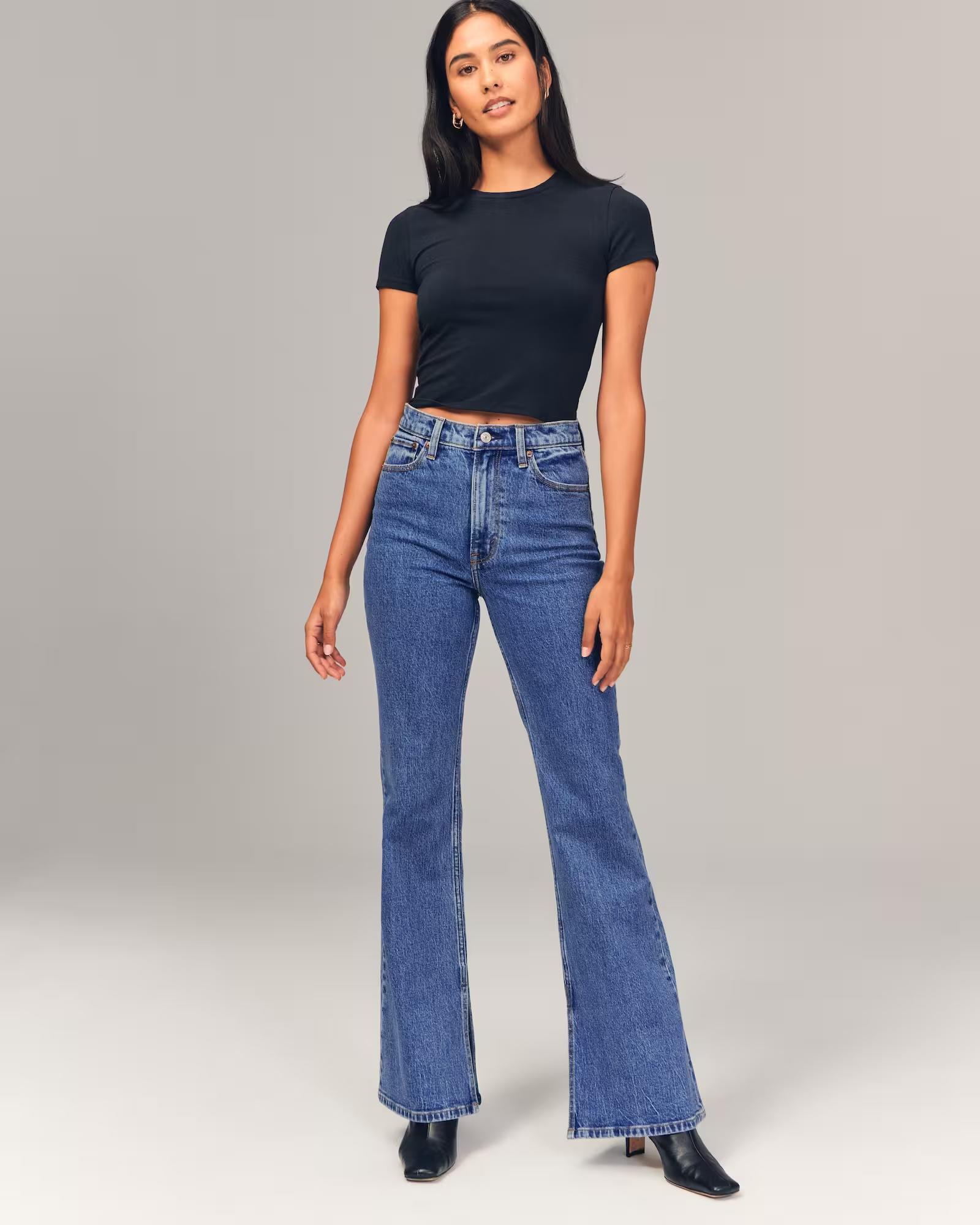 Abercrombie + High Rise Vintage Flare Jean