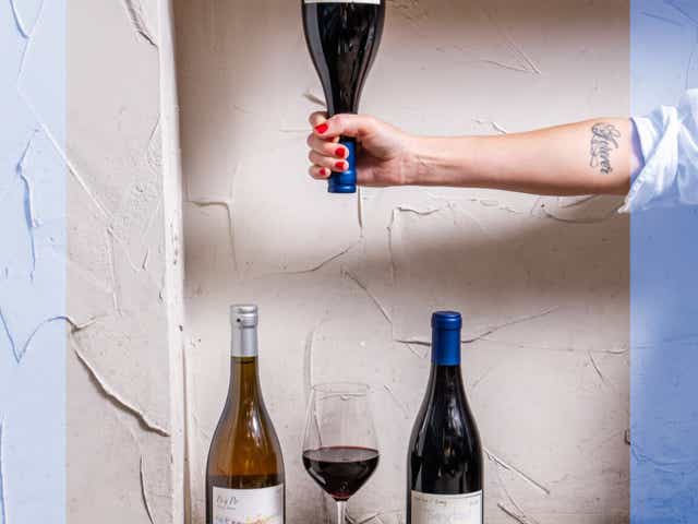 Wine bottles &amp; wine glass