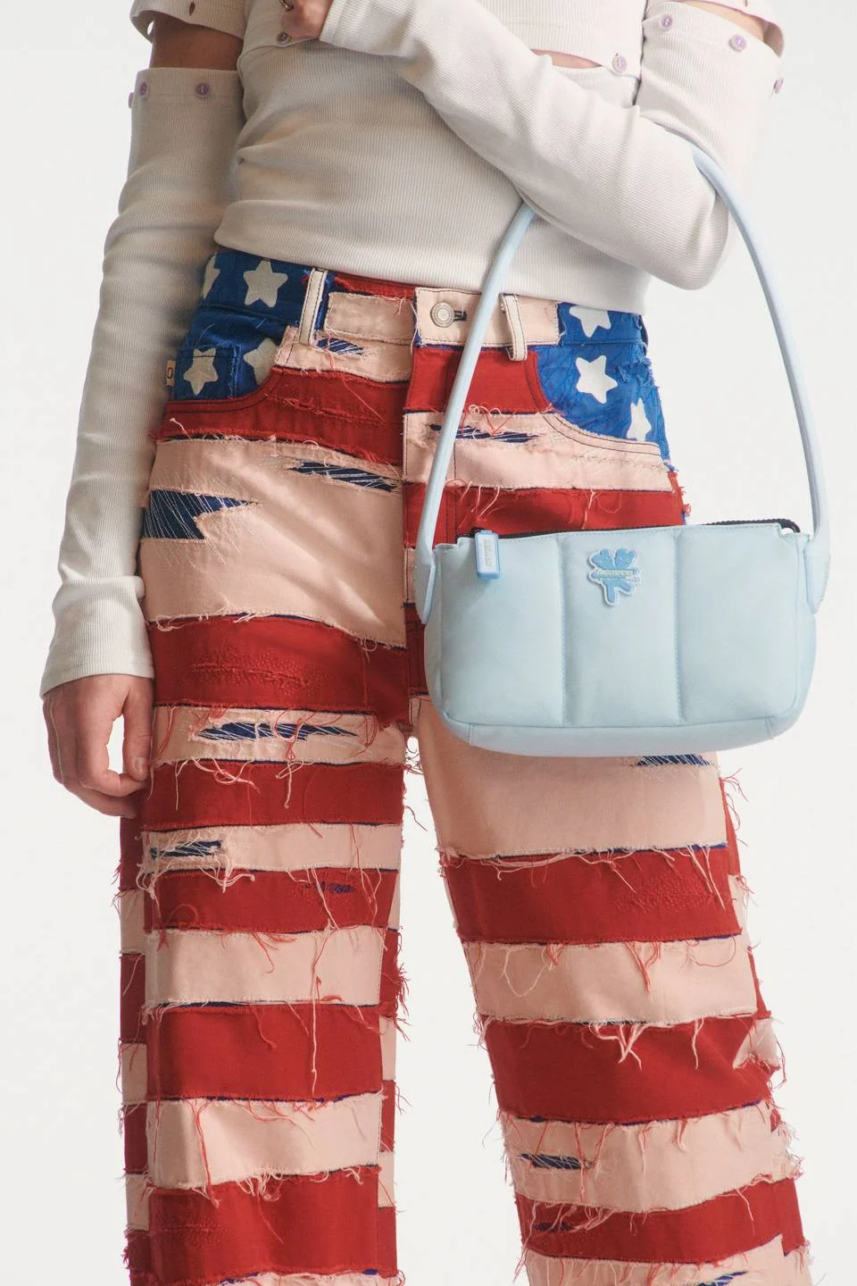 Heaven By Marc Jacobs Puffy Nylon Shoulder Bag