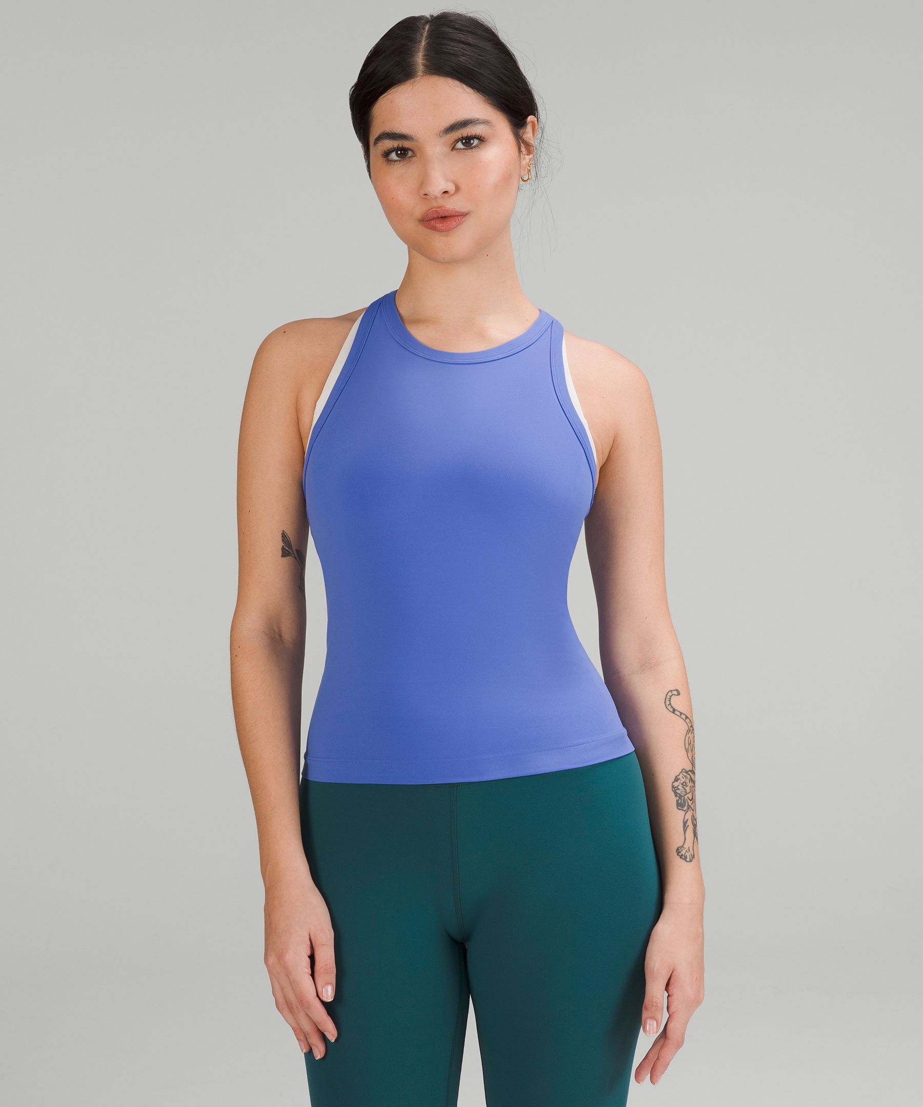 ヨガ lululemon - *outlet* pants + tank lululemon Padded Yoga Tops | lululemon