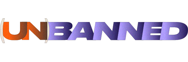 "unbanned" logo