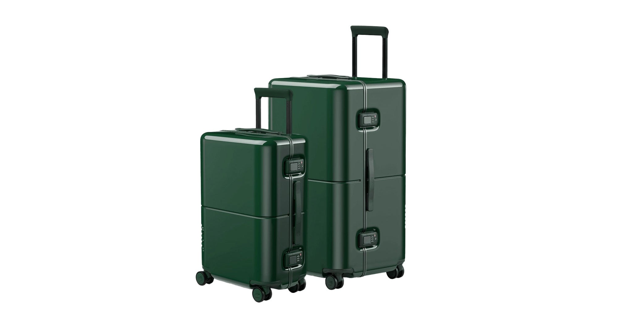 Travel in style with this three-piece designer luggage set