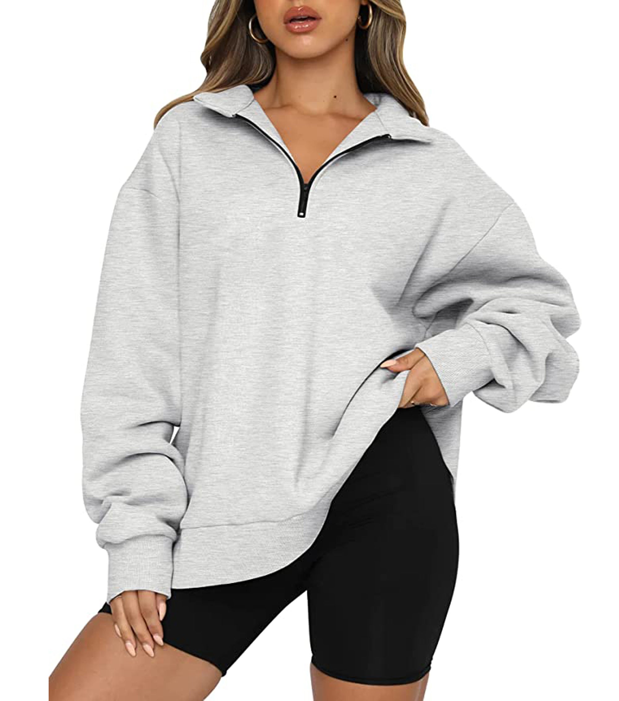 EFAN + Half Zip Pullover Sweatshirt