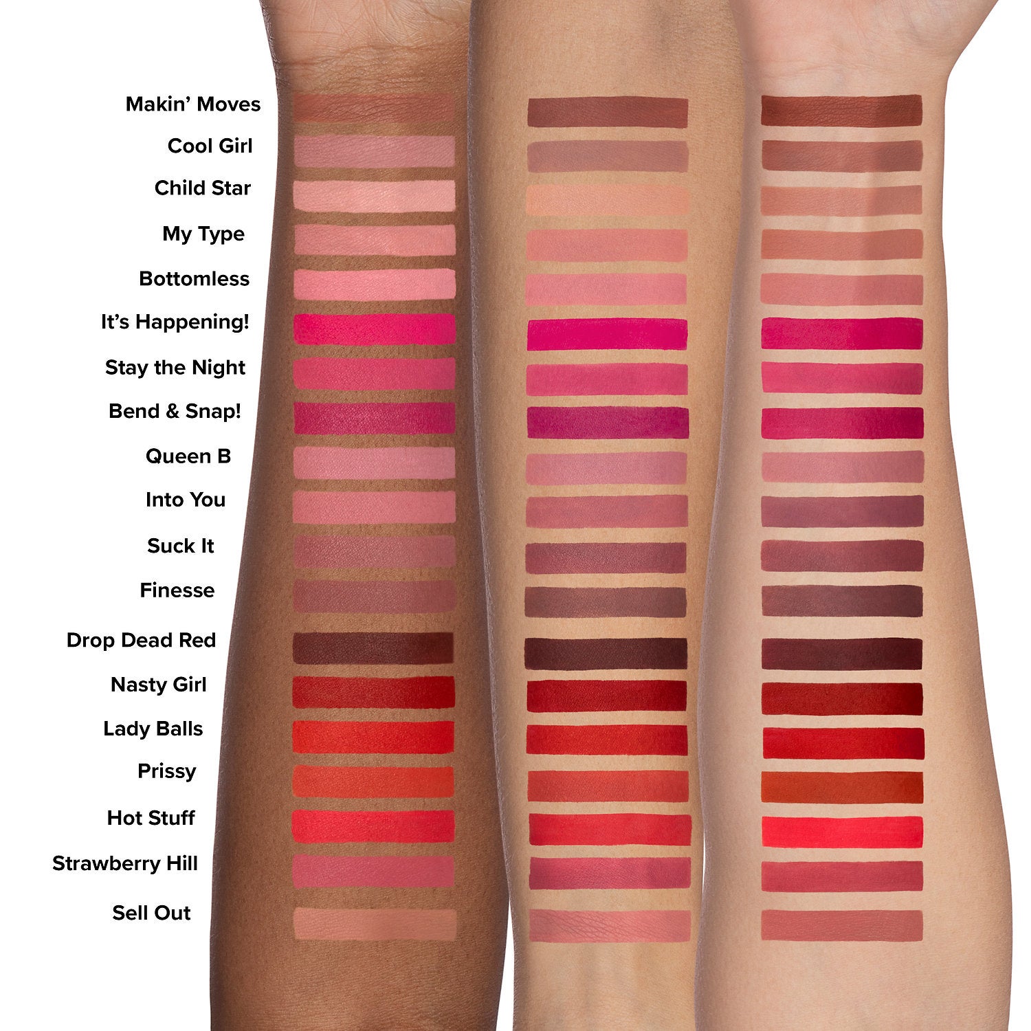 melt the lady ロンパース Too Faced Lady Bold Em-Power Pigment 77 I'M A BOSS Lipstick