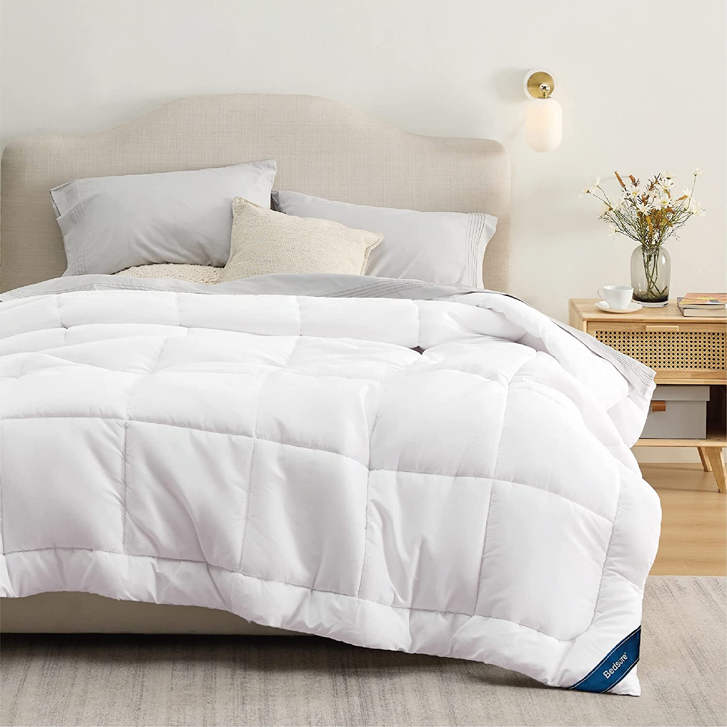 Utopia Bedding Down Alternative Comforter (King, White) - All