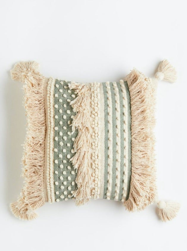 H&M Home + Tasselled WoolBlend Cushion Cover