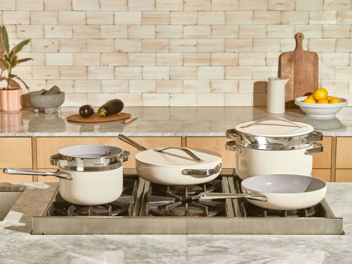 Caraway's New Pastel “Full Bloom” Cookware Set Launch