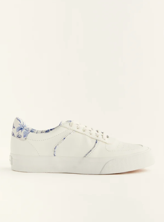 Reformation + Harlow Leather Sneaker