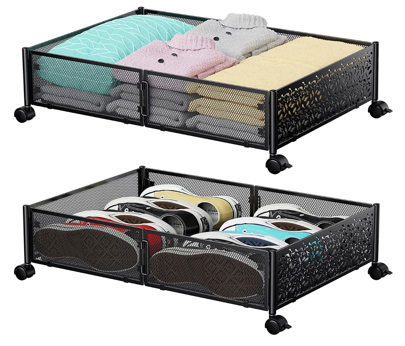 PHINOX + Rolling Under Bed Storage 2 Pack