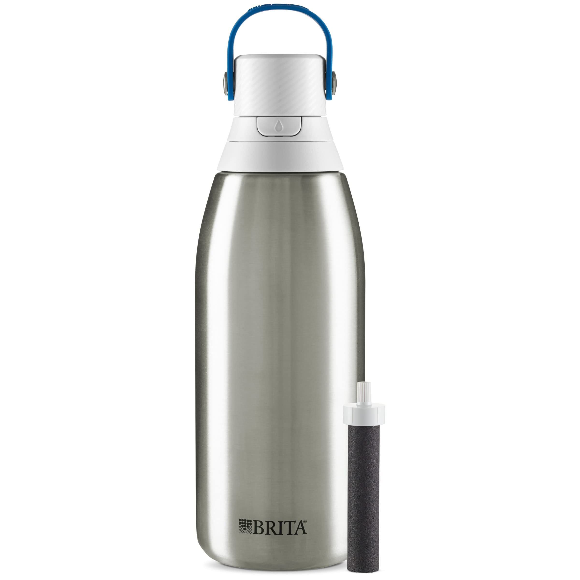 Brita + Insulated Filtered Water Bottle With Straw