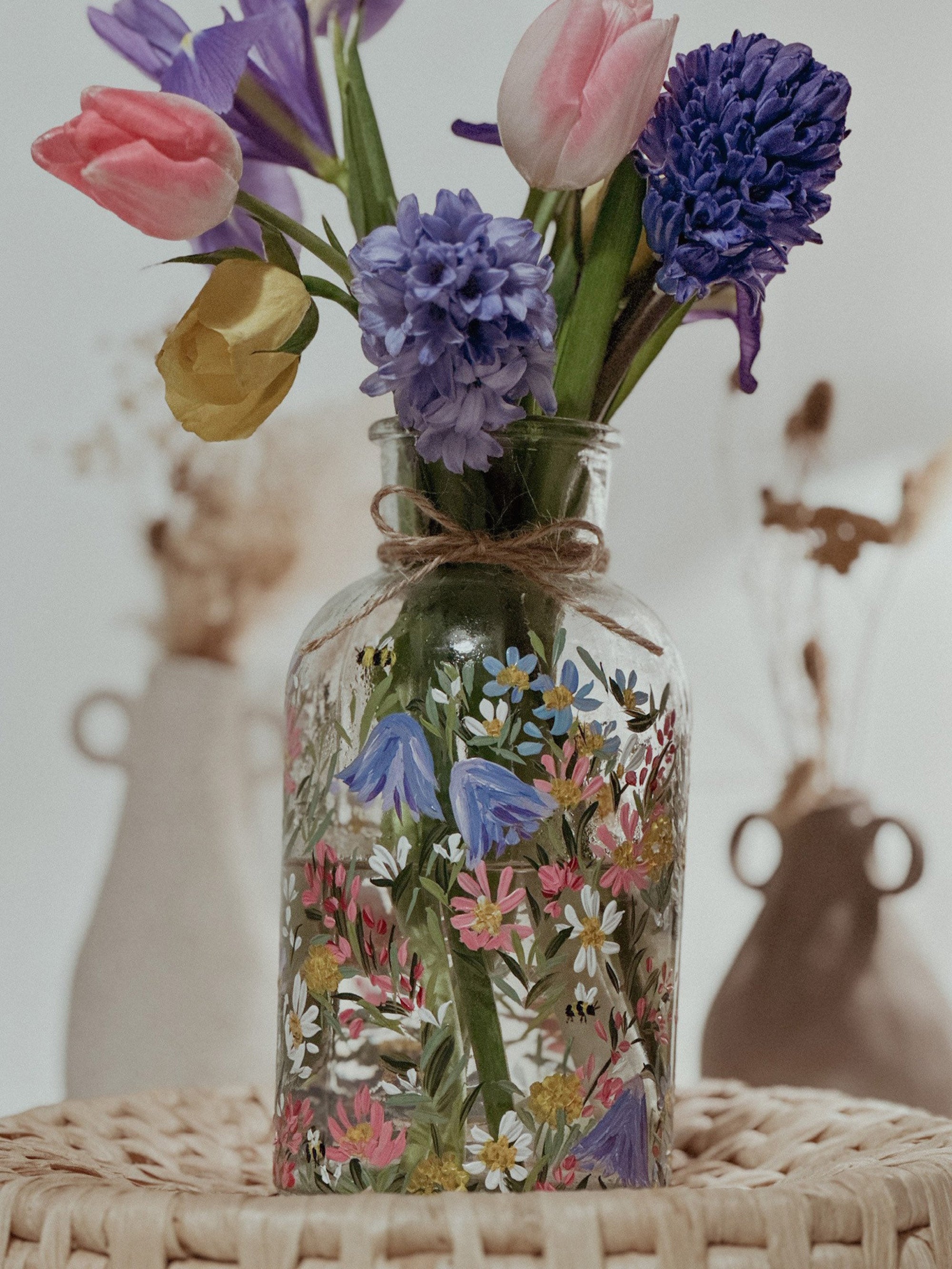 Bloom & Wild and Sculpd's Mother's Day pottery kits with dried flowers