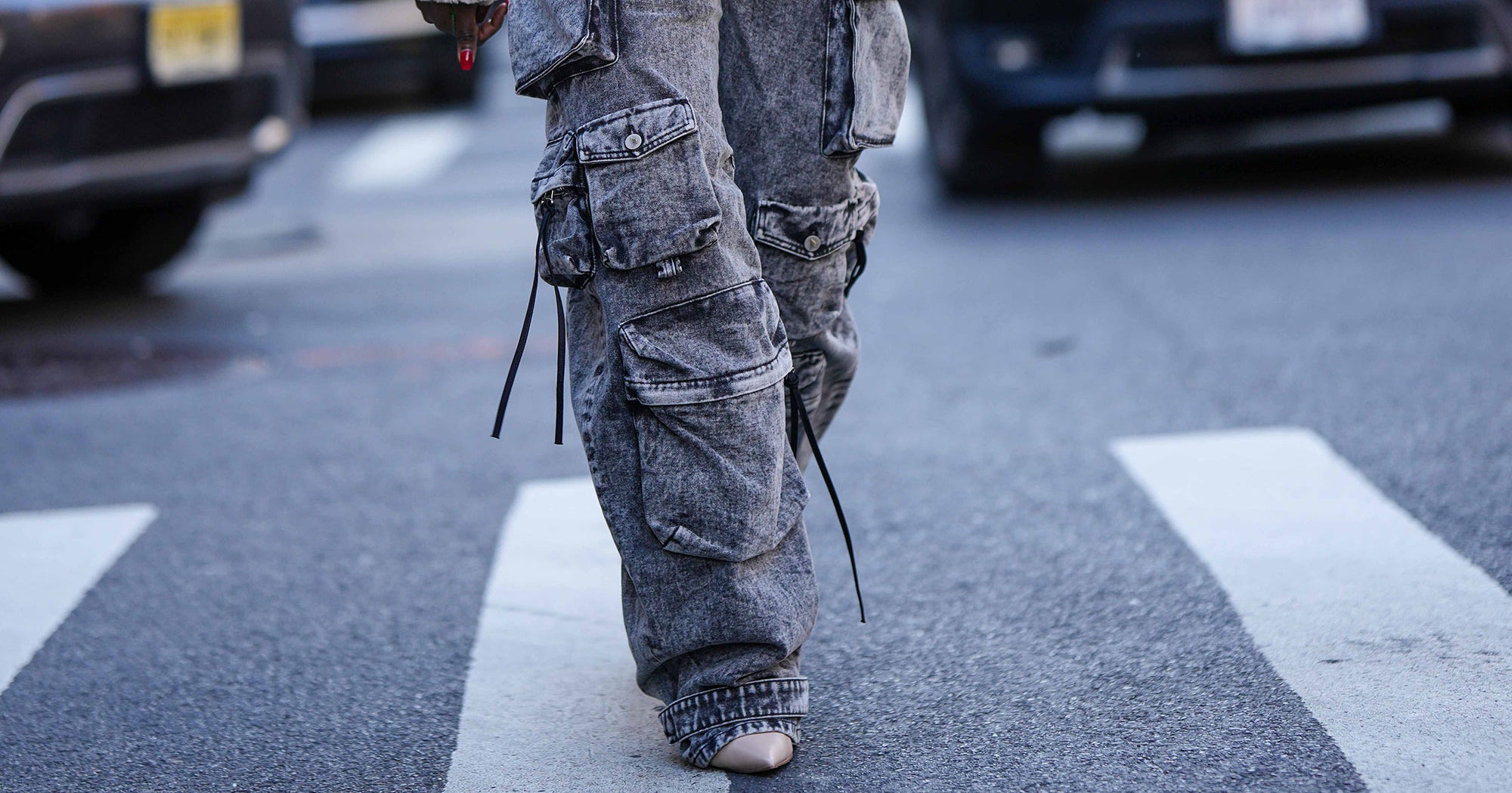 Cargo pants are being worn in the most experimentally stylish way in 2023