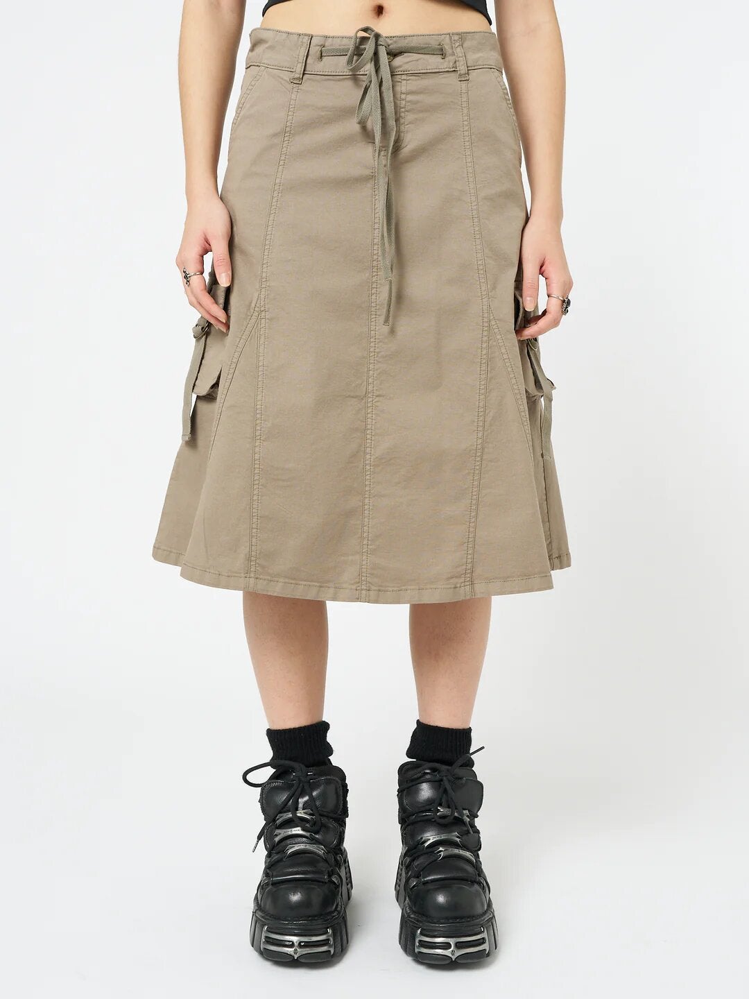 Brown deals utility skirt