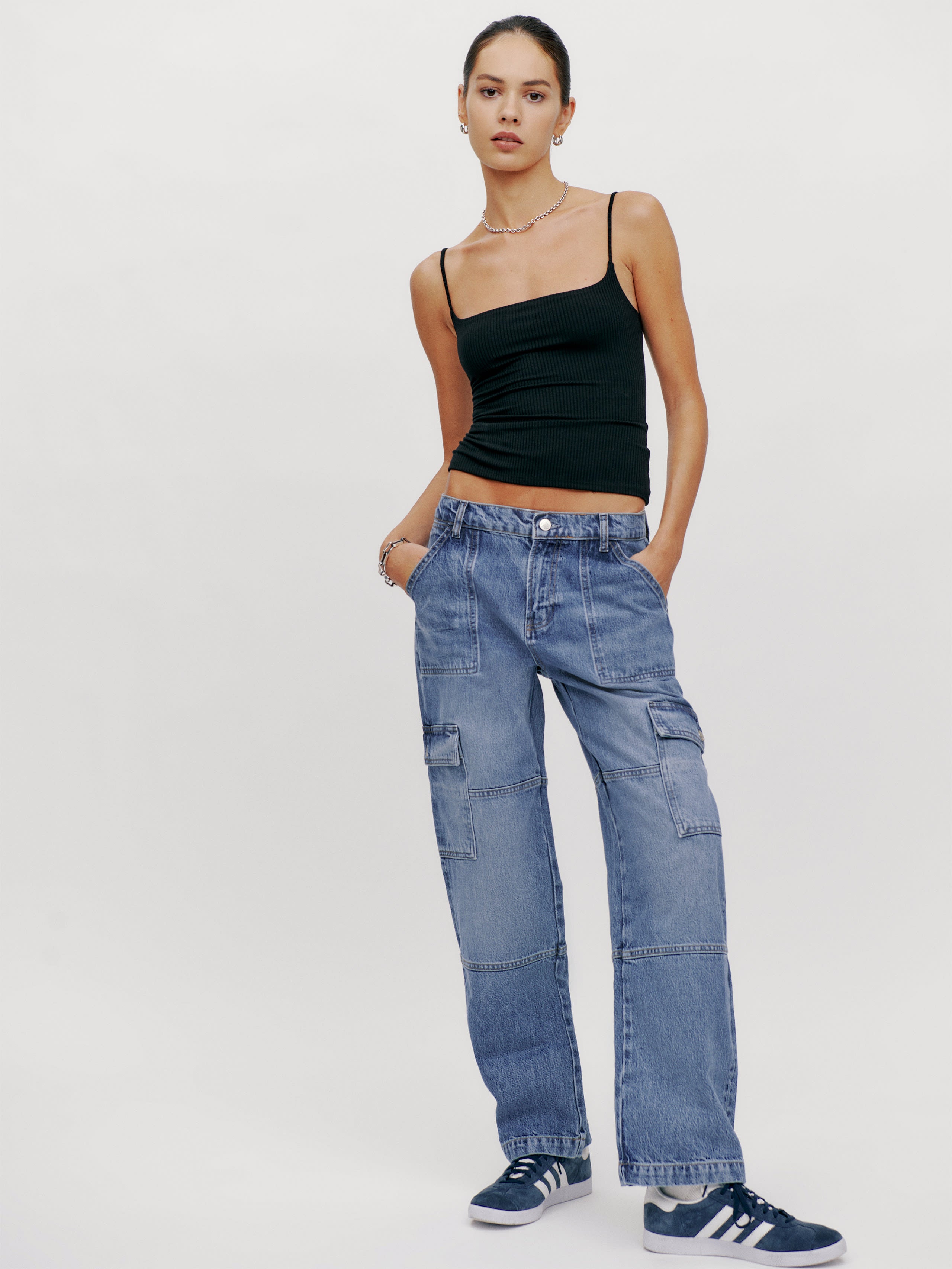 Cargo Denim Is 2023's Anti-Skinny Jeans Trend