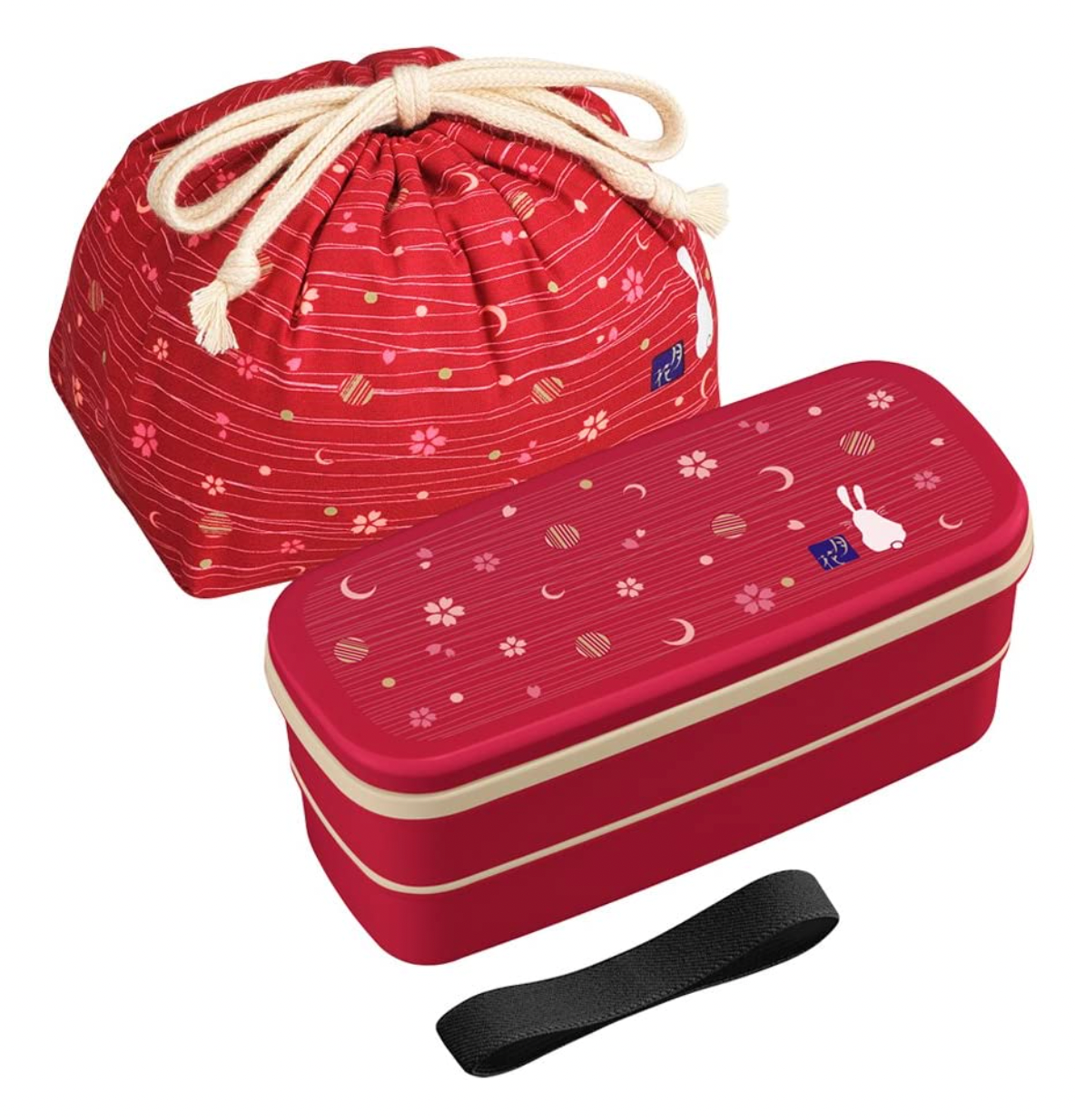 OSK + Traditional Rabbit Moon Bento Box Set with Bag
