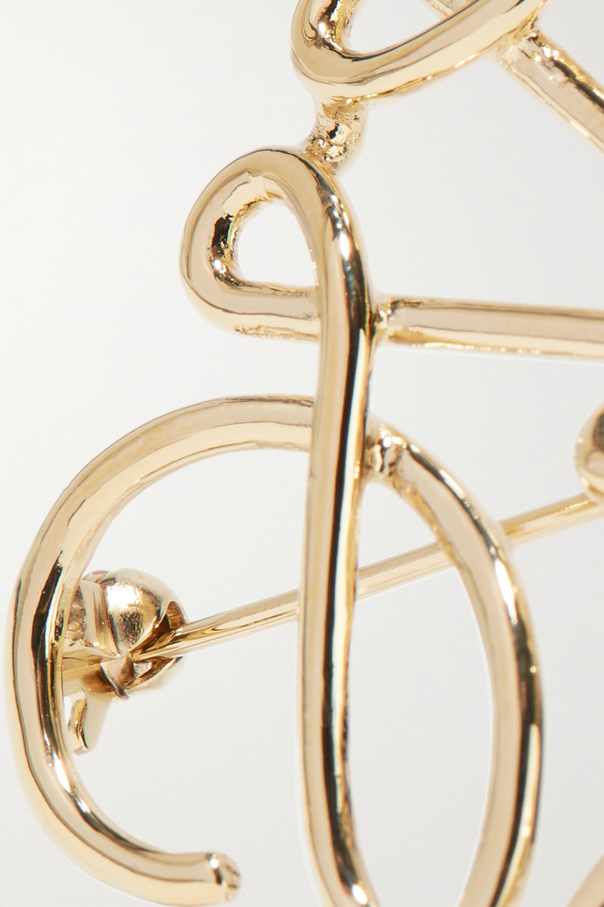 2024-25 秋冬新作  ハイブランドの Loewe + Gold-tone brooch アクセサリー